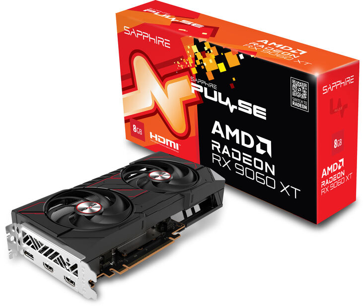 Tarjeta Gráfica Sapphire Radeon RX 9060 XT Pulse 8GB GDDR6 image number 0