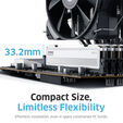 KLEVV Kit 32GB (2 x 16GB) DDR5 FIT V 6000MHz CL30 Ceramic White (Intel XMP/AMD Expo) image number null