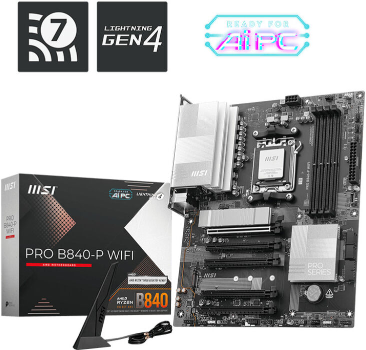 Placa Base MSI PRO B840-P WIFI Bonus