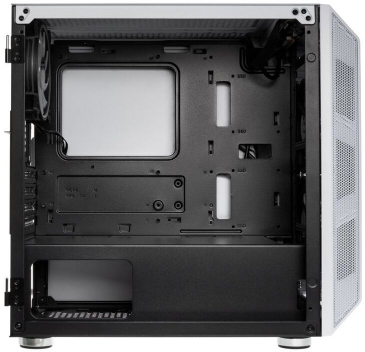 Caja Micro-ATX Kolink Citadel Mesh RGB Vidrio Templado Blanco image number 2