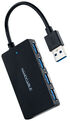 Hub USB 3.0 NanoCable 4x USB 3.0 USB-A/M-USB 3.0/F 15 CM Negro image number null