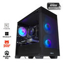 Ordenador AURA Gamer-PC Ryzen 5 7500F 32GB DDR5 1TB RTX 5060 Ti 16GB WiFi W11 V2