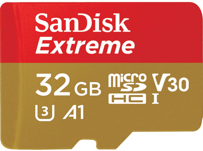 Tarjeta de Memoria SanDisk Extreme MicroSDHC C10 A1 UHS-I 32GB image number 0