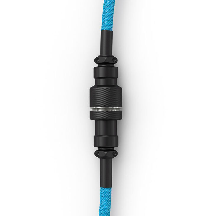Cable Coiled Glorious USB-C para USB-A , 1,37m - Electric Blue image number 2