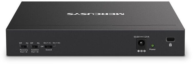 Switch SOHO Mercusys MS110P 10 Portas 10/100 Mbps Managed PoE+ image number 2