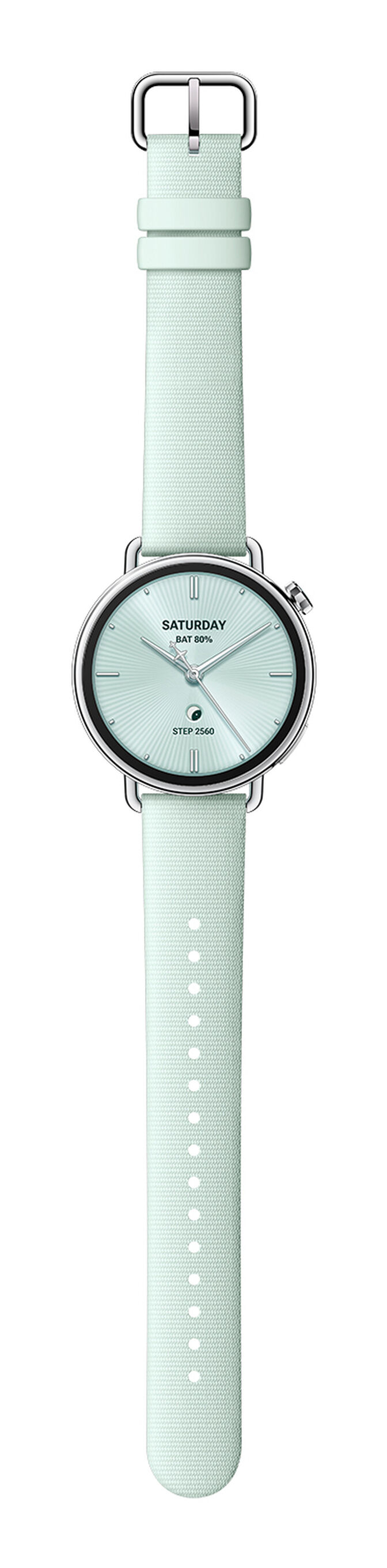 Smartwatch Xiaomi Watch S4 41 mm con Correa de Goma Fluorada Verde Menta image number 2
