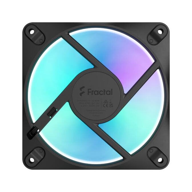 Ventilador Fractal Design Dynamic 3 12 120mm 2200RPM 4 Pinos PWM Negro image number 3