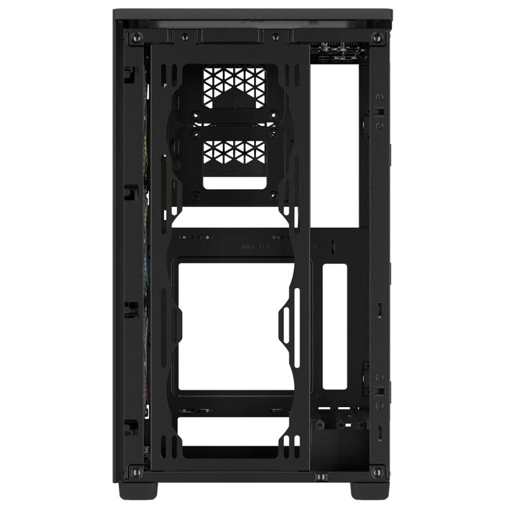 Torre Mini-ITX Corsair iCue 2000D RGB Negro Cristal Templado image number 8