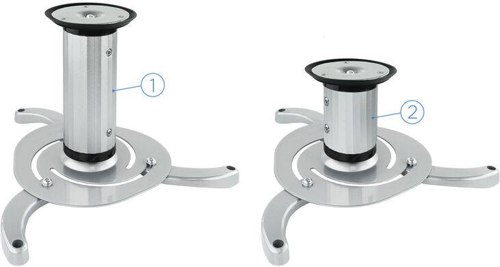 Soporte de Techo Tooq para Proyectores Max.10kg Plata image number 1