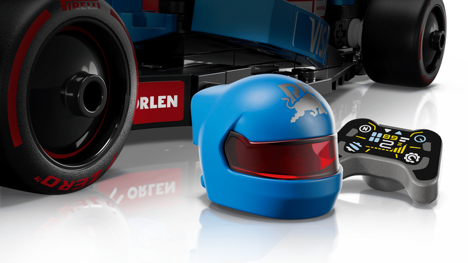 LEGO Speed Champions: Coche de Carreras Visa Cash App RB VCARB 01 F1, 248 Piezas (77246) image number 2