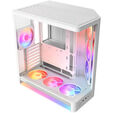 Torre ATX NZXT H6 RGB+ Blanca Cristal Templado image number null