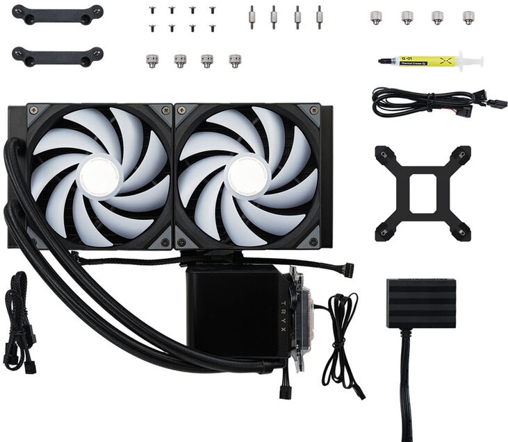 Water Cooler CPU TRYX Panorama 280 ARGB Negro image number 2