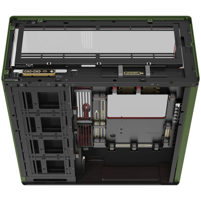 Caja ATX HAVN HS 420 Base Negro DOOM The Dark Ages Limited Edition image number 11