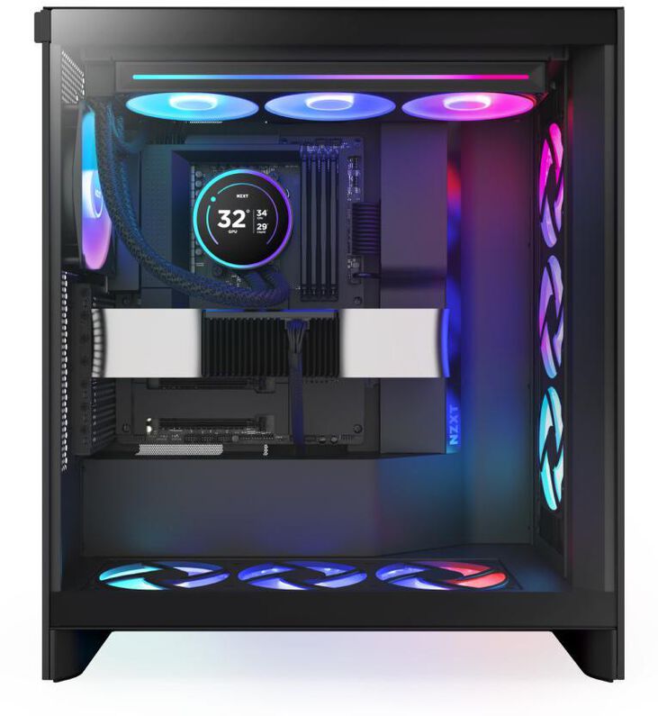 Kit de Refrigeración Líquida CPU NZXT Kraken Elite 360 (2025) RGB Negro image number 4