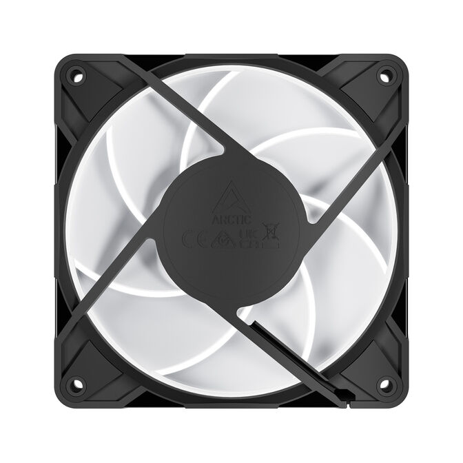 Ventilador Arctic P12 PRO PWM PST Low Noise ARGB 120mm (Pack 3) - Preto image number 3