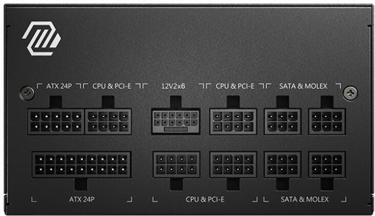 Fuente Alimentación Modular MSI MAG A750GL 750W 80+ Gold PCIE5 II image number 2