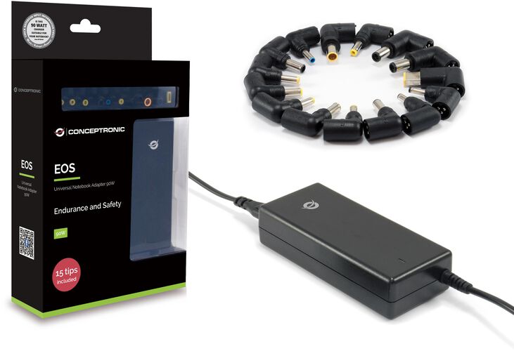 Cargador Universal Conceptronic 90W 10 Conectores image number 5