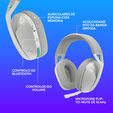 Auriculares Logitech G321 Lightspeed Wireless Blanco image number null