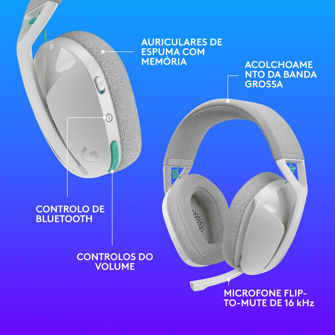 Auriculares Logitech G321 Lightspeed Wireless Blanco image number 7