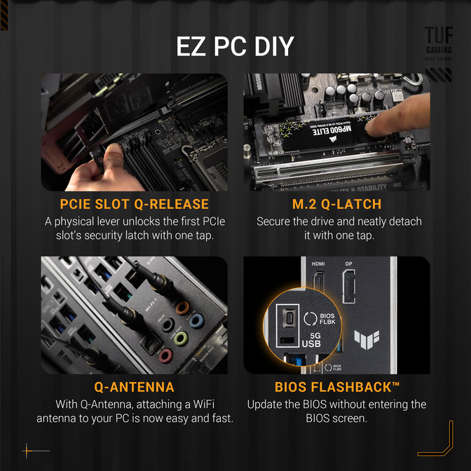 Placa Base Asus TUF B860-Plus Gaming WiFi image number 11