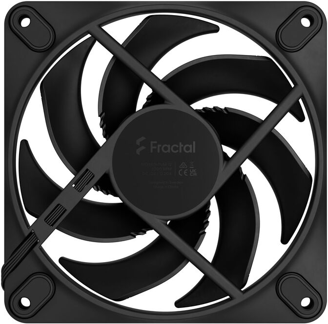Ventilador Fractal Design Momentum 12 120mm 2200RPM 4 Pinos PWM Negro image number 4
