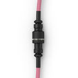 Cable Coiled Glorious USB-C para USB-A , 1,37m - Prism Pink image number null