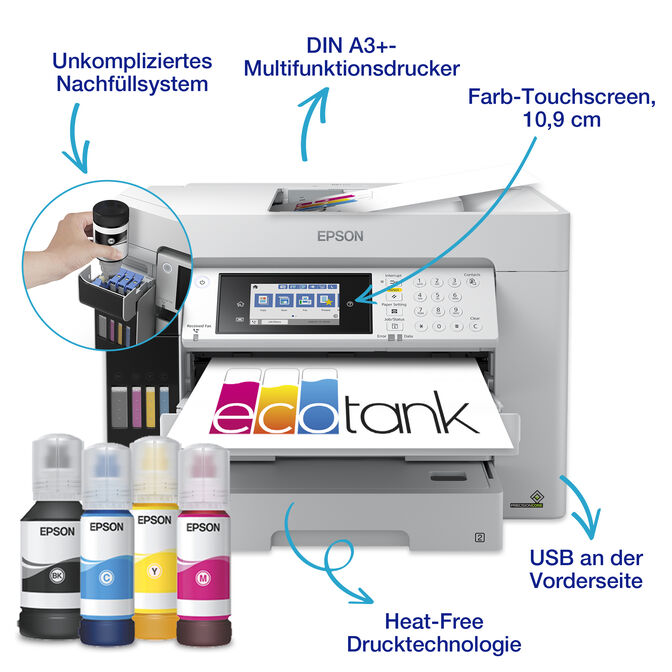 Impresora Multifunci&oacute;n de Inyecci&oacute;n de Tinta Epson EcoTank Pro ET-16685 Todo-en-Uno WiFi image number 16