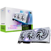 Gráfica MSI GeForce® RTX 5080 GAMING TRIO WHITE 16GB GDDR7 DLSS4