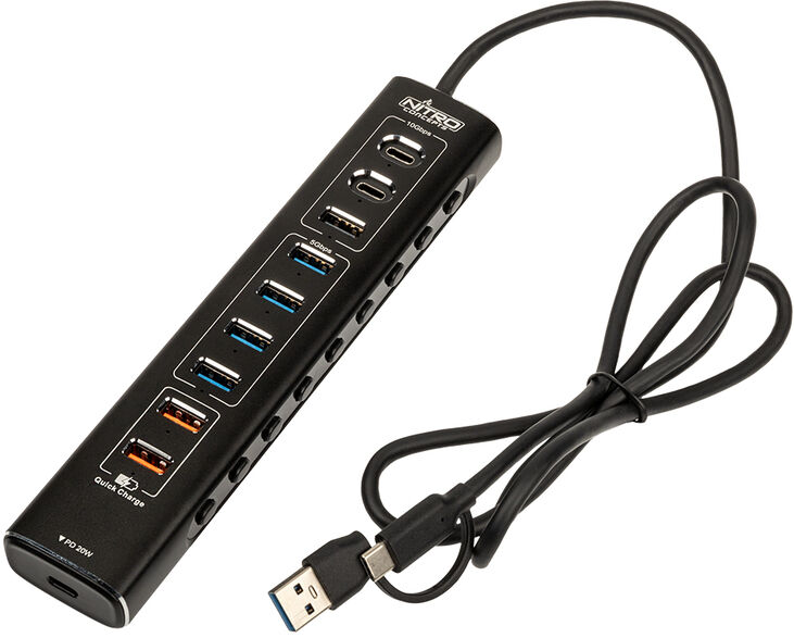 Nitro Concepts HUB 10-Port Hybrid image number 0
