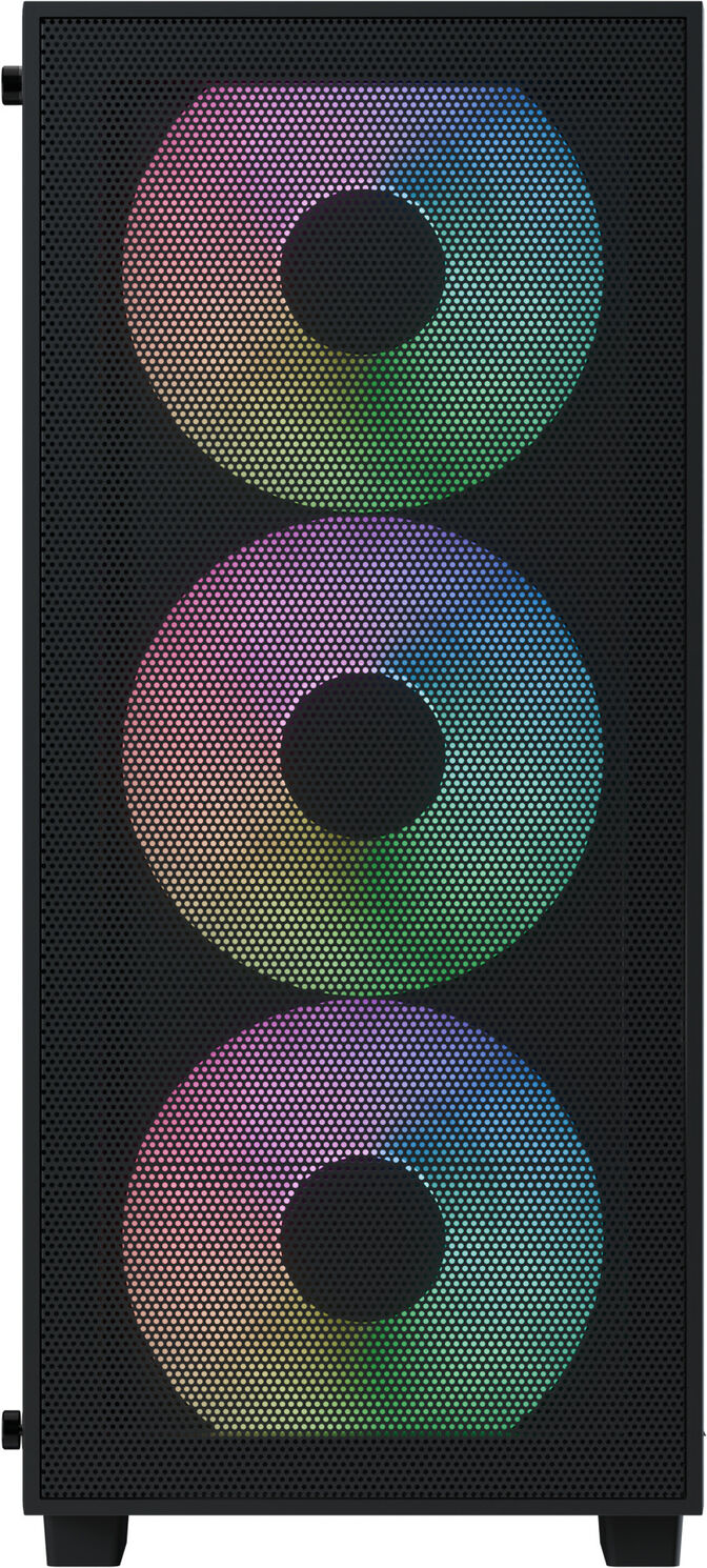 Caja ATX Aerocool B509A Flow ARGB Vidrio Templado Negro image number 2