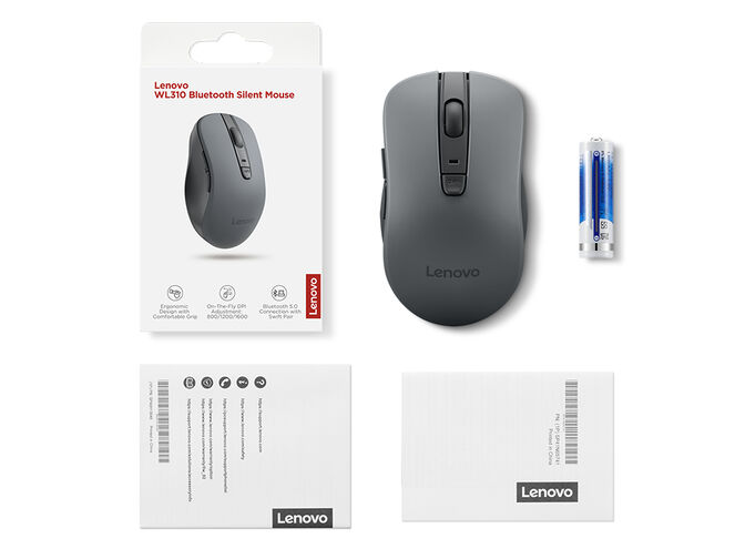 Rat&oacute;n Lenovo WL310 Silent Bluetooth image number 6
