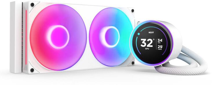 Kit de Refrigeración Líquida CPU NZXT Kraken Elite 280 (2025) RGB Blanco image number 0