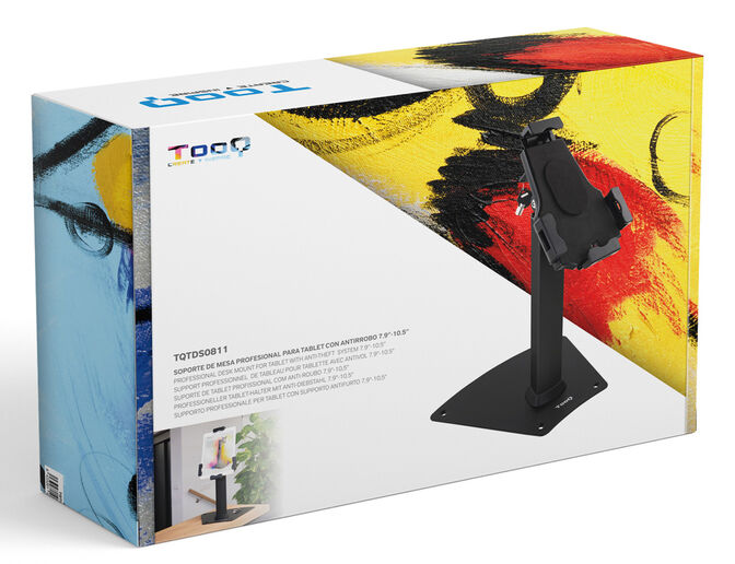 Soporte Mesa Profissional Tooq Anti-Rybo Negro image number 4