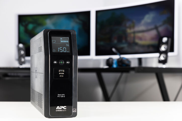 UPS APC Back-UPS Pro BR 1200VA Sinewave 8 Tomas AVR LCD image number 3