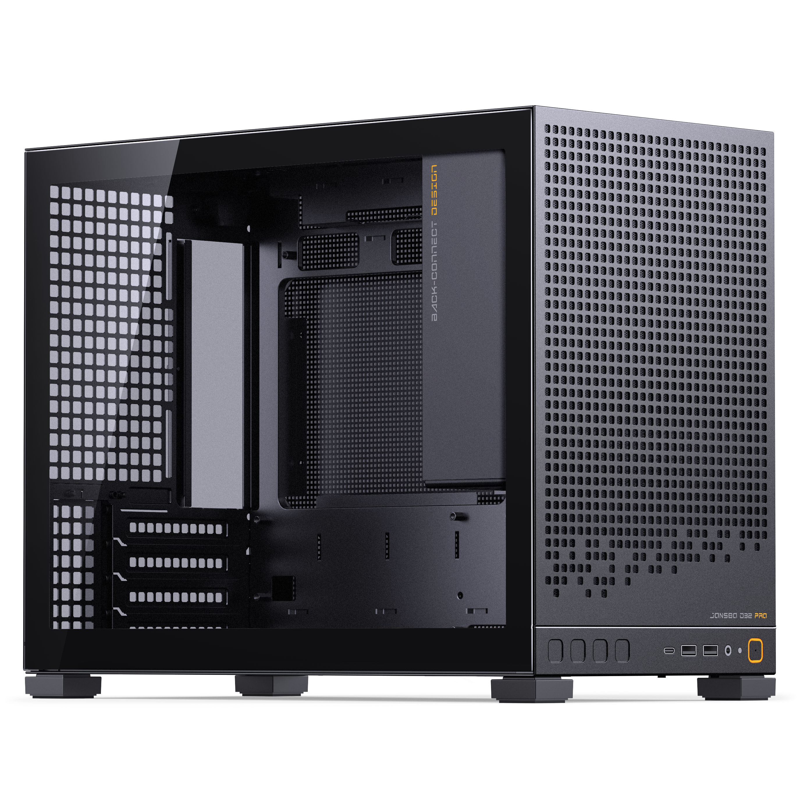 Caja Micro-ATX Jonsbo D32 PRO Vidrio Temperado Negro