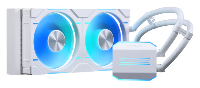 Water Cooler CPU Phanteks Glacier One 240D30 DRGB Blanco - 240mm image number 0