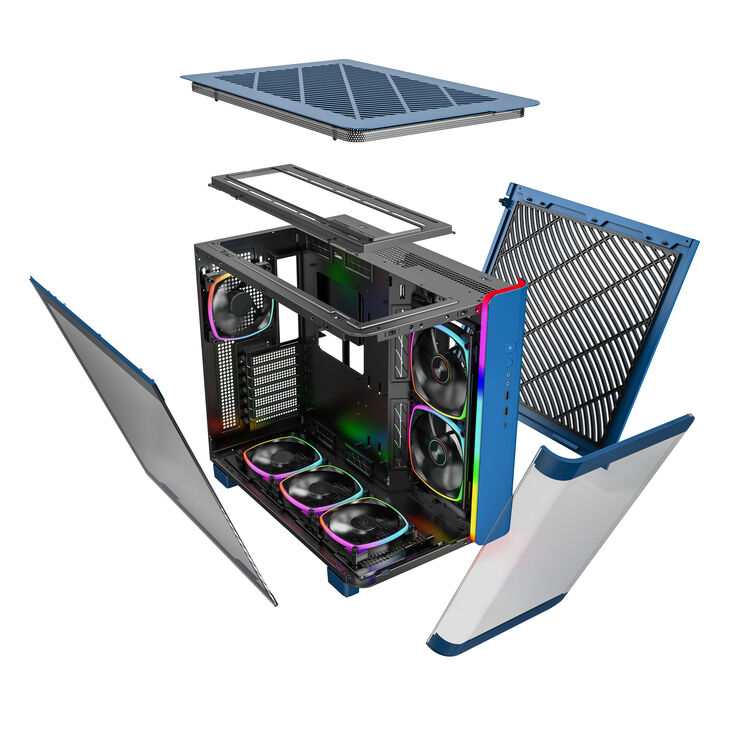 Caja ATX Montech King 95 PRO Azul image number 9