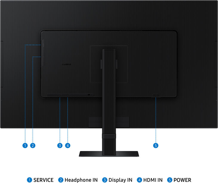 Monitor Samsung ViewFinity 32" S7 S70D VA UHD 4K 60Hz 5ms image number 11