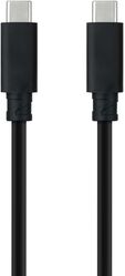 Cable USB 3.2 Gen2x2 Nanocable 20Gbps 5A/100W 4K/60HZ USB-C M/M 3 M Negro image number null