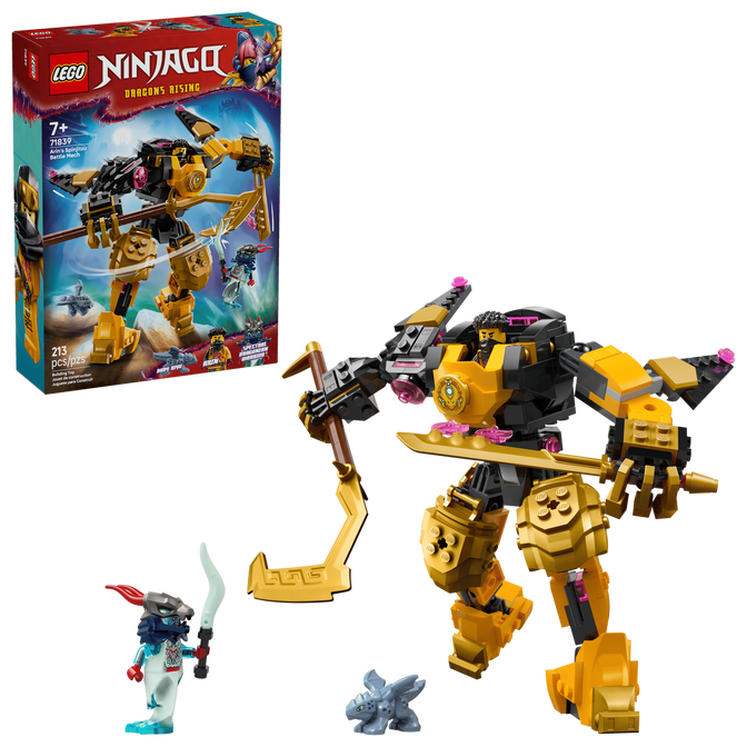 LEGO Ninjago: Meca de Combate Spinjitzu de Arin, 213 Piezas (71839) image number 0