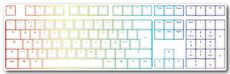 Juego de 109 Teclas Ducky PBT Doubleshot Blanco (ES) Bonus