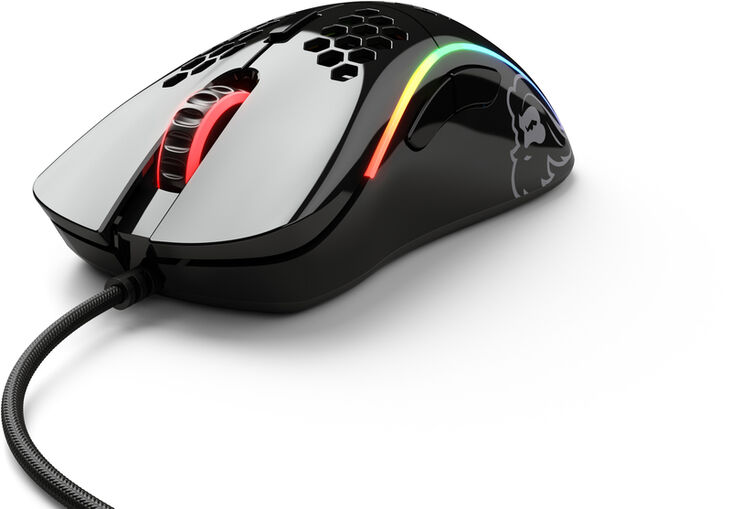 Ratón Gaming Glorious Model D Glossy Negro image number 2