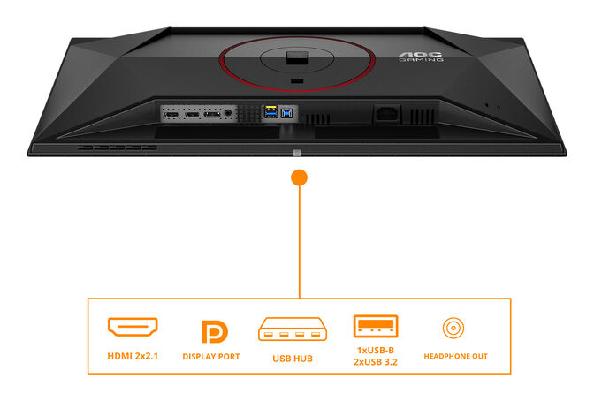 Monitor AOC Gaming 27" Q27G4ZDR  QD-OLED QHD 240Hz 0,03ms Adaptive-Sync HDR10 image number 3