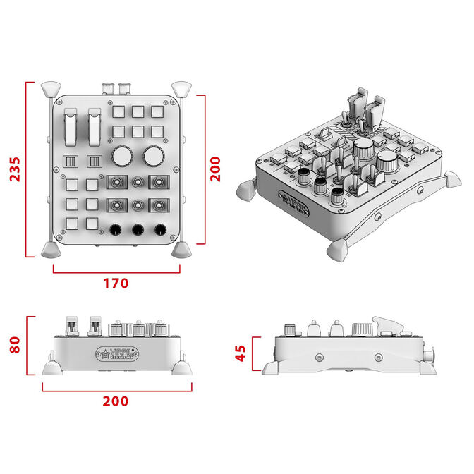 Painel Controlo VIRPIL Universal Control Panel 1, 27 elementos image number 4