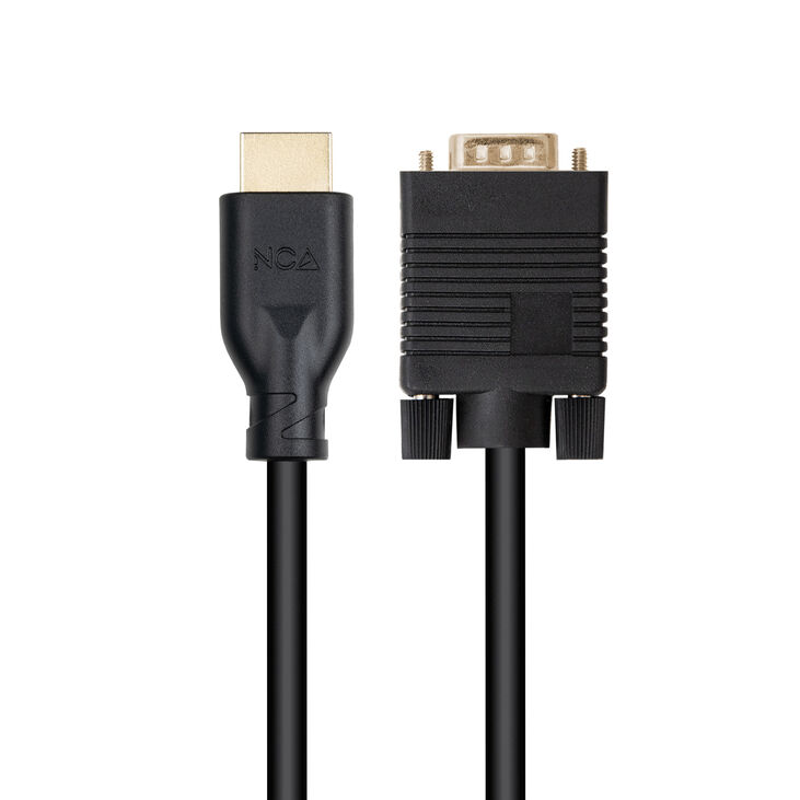 Cable Convertidor Nanocable VGA/M a HDMI/M, Negro, 1.8 M image number 1