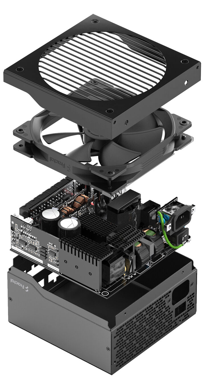 Fuente Alimentación Fractal Design Ion+ 2 760W 80+ Platinum Full Modular image number 8