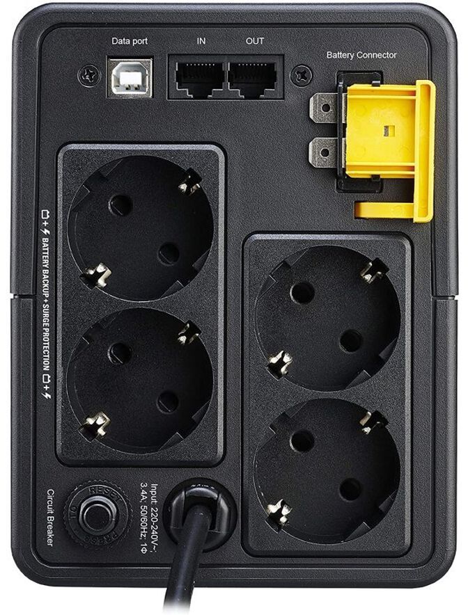 UPS APC Back-UPS 750VA/410W Schuko image number 2
