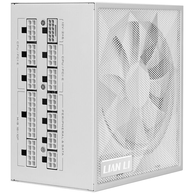 Fuente Modular Lian Li SX 1000W 80+ Platinum Blanco image number 1
