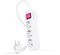 Regleta Nanocable 3 Tomas c/ switch 1.4 M Blanco