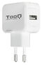 Cargador Tooq  USB 5V 2.4A Blanco